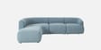 Zen Living Rhs Sectional Sofa (3 + Lounger) In Blue Color