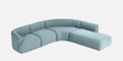 Zen Living LHS Sectional Sofa In Blue Color