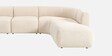 Zen Living Rhs Sectional Sofa (3 + Lounger) In Creme Color