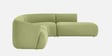 Zen Living LHS Sectional Sofa In Green Color