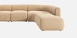 Zen Living Rhs Sectional Sofa (3 + Lounger) In Honey Beige Color