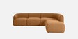 Zen Living Rhs Sectional Sofa (3 + Lounger) In Tan Color