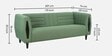 Zerano Fabric 3 Seater Sofa in Green Colour