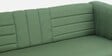 Zerano Fabric 3 Seater Sofa in Green Colour