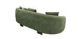 Zermatte 3 Seater Sofa In Green Color