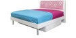 Zest Single Bed in Pink Colour