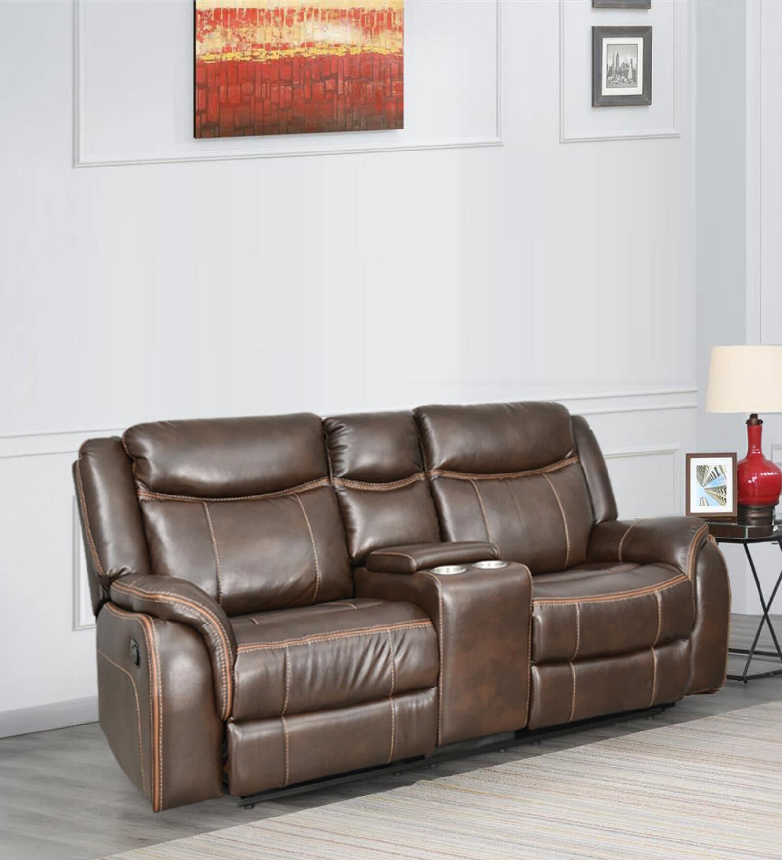 Buy Roma Leatherette 2 Seater Manual Recliner In Brown Colour At 57 Off By Royaloak Pepperfry 2579