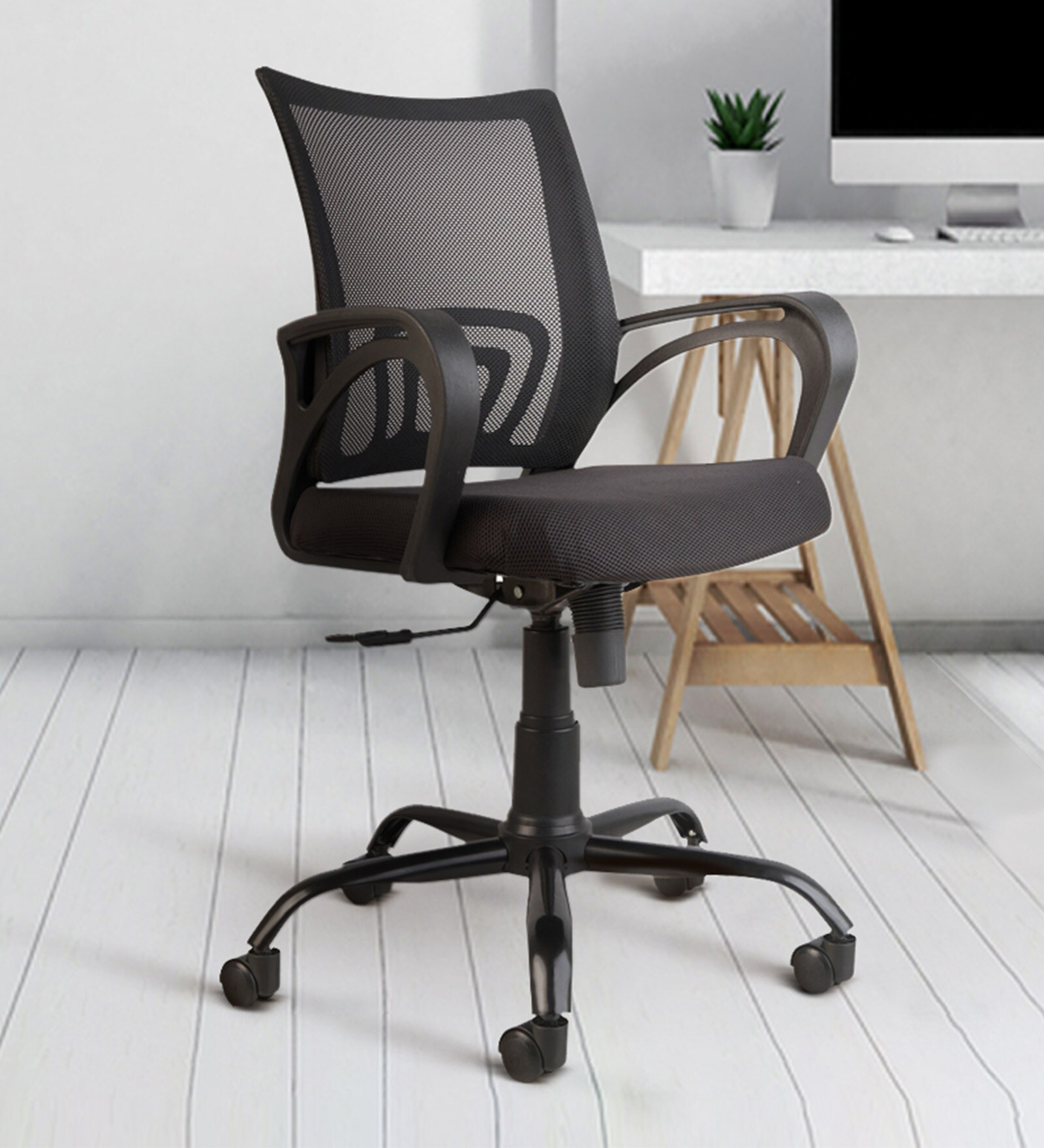 Zenith Breathable Mesh Ergonomic Chair in Black Colour