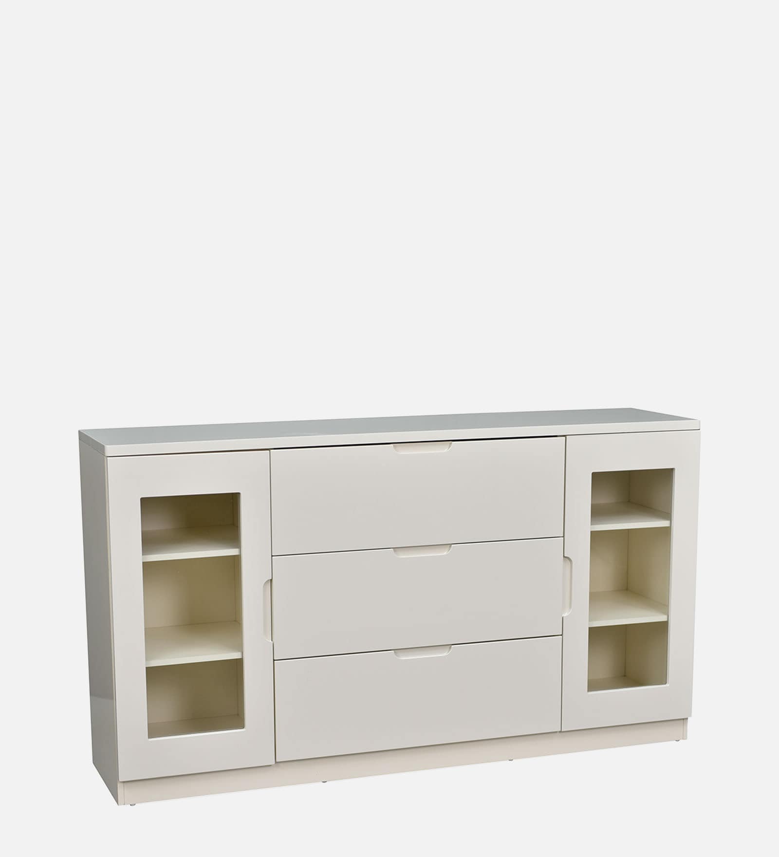 Rome Italian Crockery Unit In White Finish