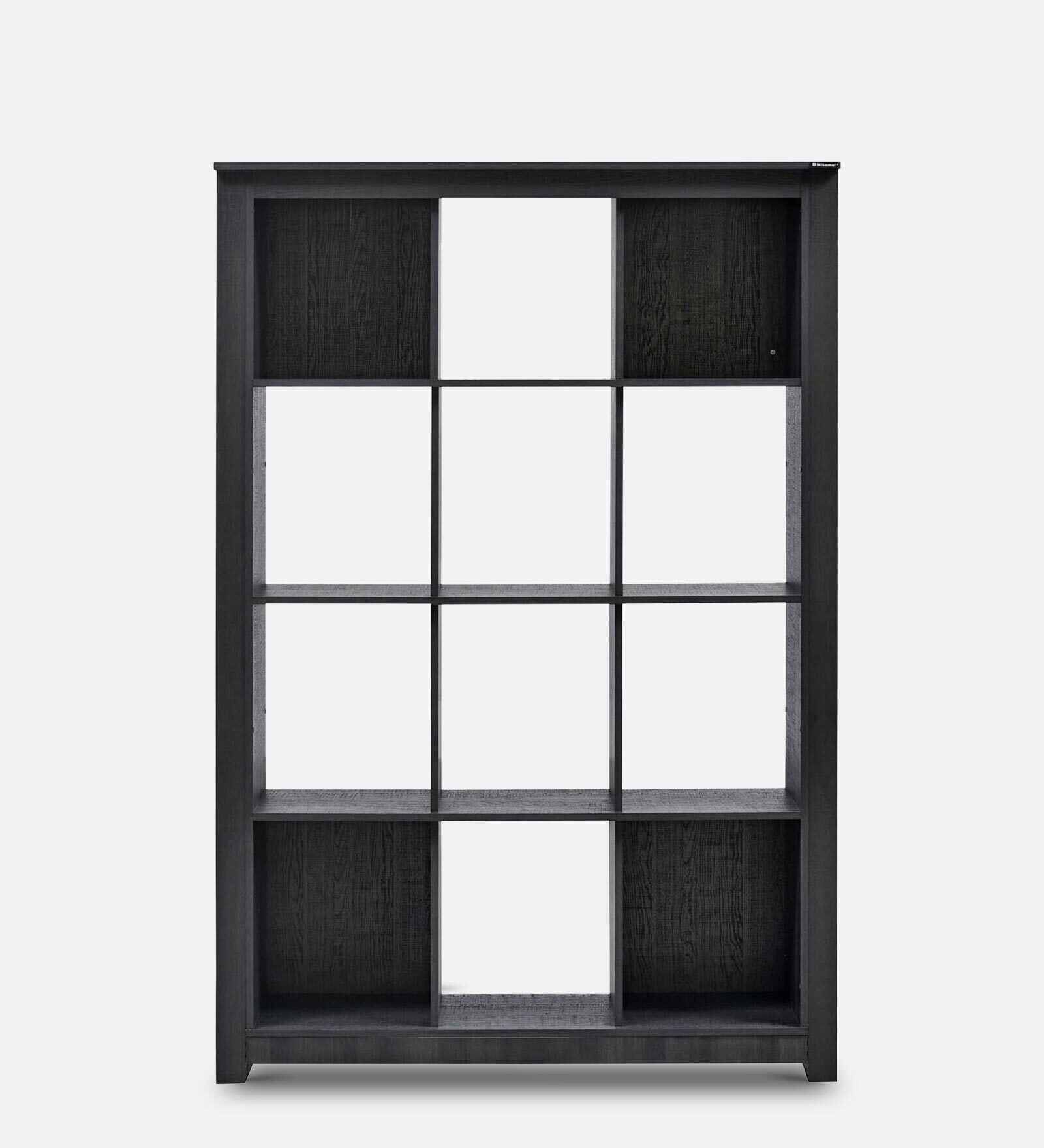 Zeus Book Shelf in Light Charcoal Grey Colour