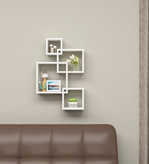 Zemic Wall Shelf In Wenge Color