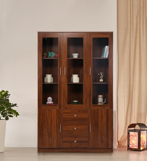 Zenith Book Case in Columbian Walnut Finish