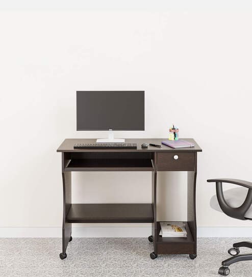 Zenith Computer Table In Wenge Finish