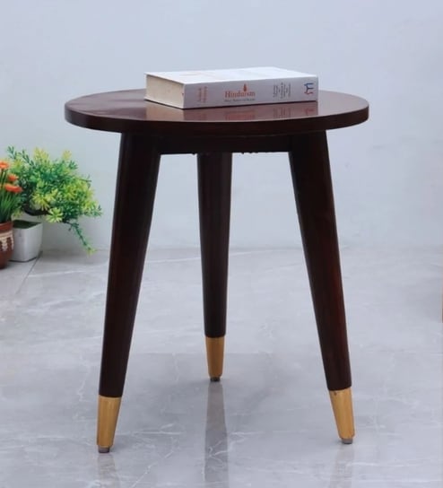 Zenith Teak Wood Coffee Table In Brown Finish
