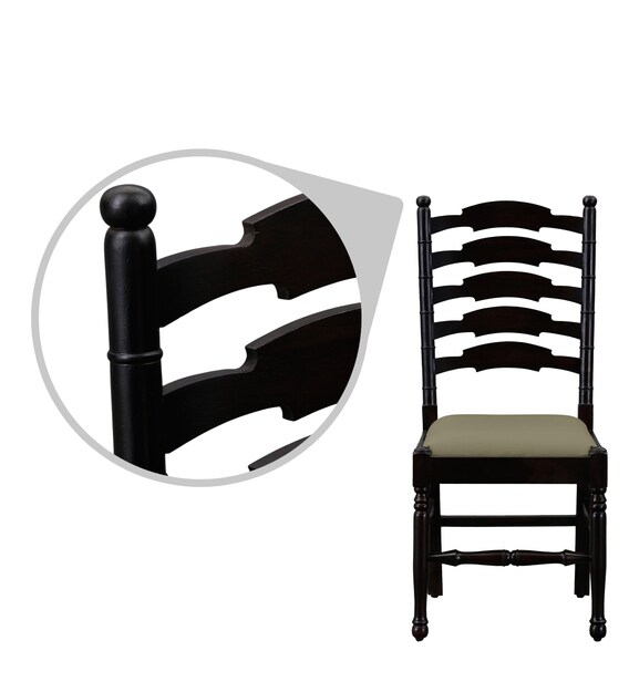 Buy Zenith Solid Wood Dining Chair in ( Set of 2 ) Warm Chestnut Finish