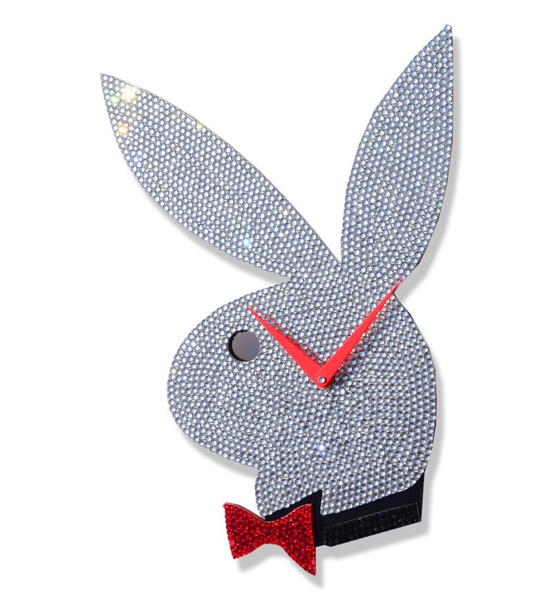 Buy Zeeshaan Playboy Bunny Wall Clock Online Modern Wall Clocks