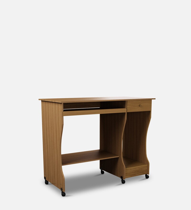 Buy Zenith Computer Table in Teak Finish by Nilkamal Online Computer
