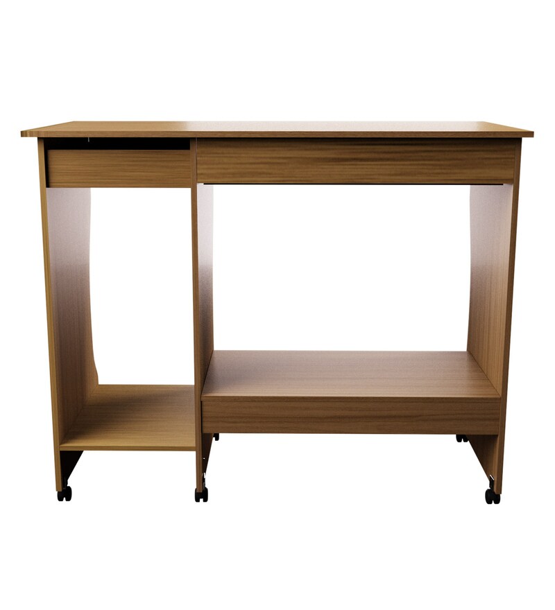 Buy Zenith Computer Table in Teak Finish by Nilkamal Online Computer