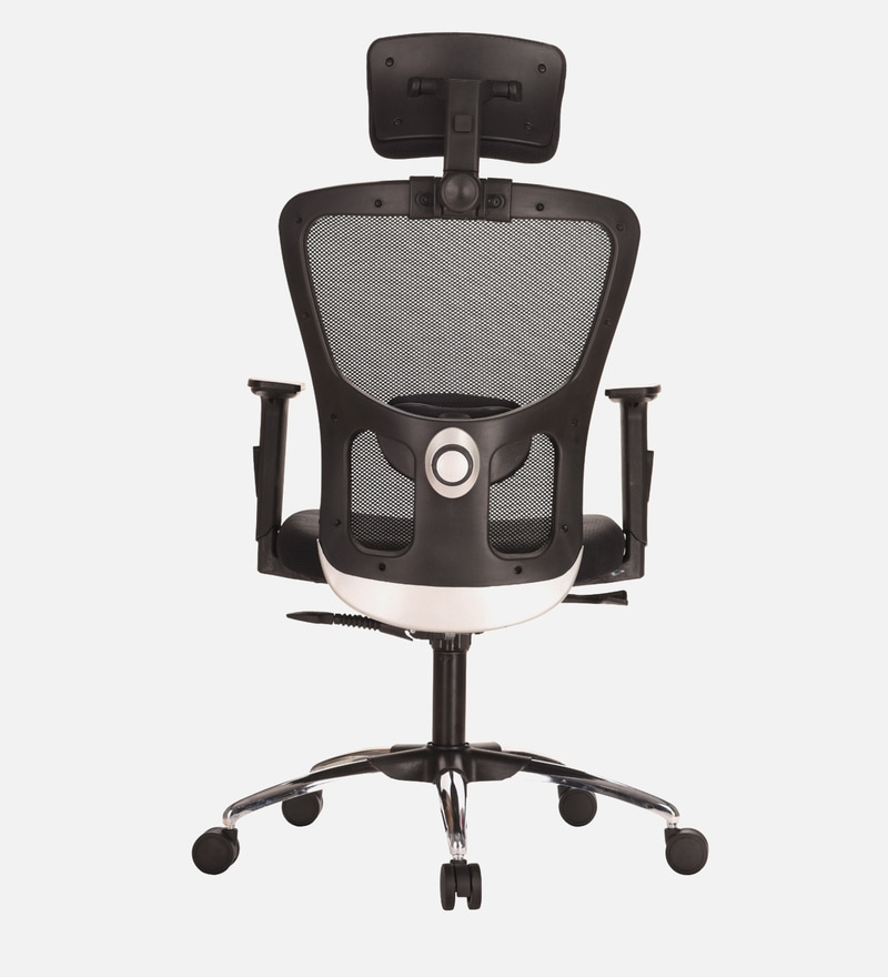 Buy Zenith Pro Breathable Mesh Ergonomic Chair in Black Colour by