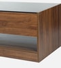 Zenith Coffee Table with Drawer Storage in Columbian Walnut Finish