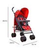 Zebbie Baby Stroller with Canopy in Red Colour