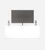 Zebra Digitally Printed TV Entertainment Unit With UV Protected Coating & Storage In White Finish