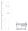 Stainless Steel 24 x 10 Inch Kitchen Rack