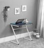Zed Study Table in White & Grey Finish