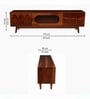 Zeda Sheesham Wood TV Console for Upto 75 inch TV In