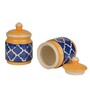 Zeel 500ml (Set of 2) Ceramic Jar Set with Lid