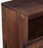 Zeist Solid Wood Tilt Out Shoe Rack In Provincial Teak Finish