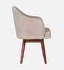 Zelkova Acacia Wood 4 Seater Dining Set In Natural Glazed Finish with Revolving Chair In Beige Fabric Zelkova Acacia Wood 4 Seater Dining Set In Natural Glazed Finish with Revolving Chair In Beige Fabric