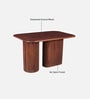 Zelkova Acacia Wood 4 Seater Dining Set In Natural Glazed Finish with Revolving Chair In Beige Fabric Zelkova Acacia Wood 4 Seater Dining Set In Natural Glazed Finish with Revolving Chair In Beige Fabric