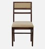 Zellige Solid Wood 4 Seater Dining Set In Tubbaq Finish