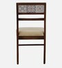 Zellige Solid Wood 4 Seater Dining Set In Tubbaq Finish