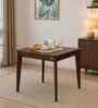 Zellige Solid Wood 4 Seater Dining Table In Tubbaq Finish