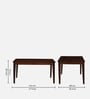Zellige Solid Wood 6 Seater Dining Table In Tubbaq Finish