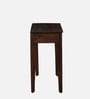 Zellige Solid Wood Console Table In Tubbaq Finish With Drawer