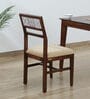 Zellige Solid Wood Dining Chairs In Tubbaq Finish (Set Of 2)