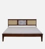 Zellige Solid Wood King Size Bed In Tubbaq Finish