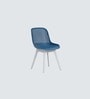 Zelo Fiber Cafe Chair In Blue Color