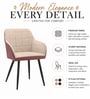 Zelvara Luxury Armchair In Beige Colour