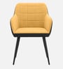 Zelvara Luxury Armchair In Yellow Colour