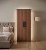 Zen 2 Door Wardrobe In Brown Finish