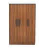 Zen 3 Door Wardrobe In Brown Finish