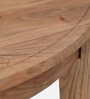 Zen Acacia Wood 4 Seater Dining Set in Natural Finish