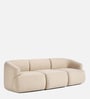 Zen Boucle 3 Seater Sofa In Cream Colour