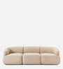 Zen Boucle 3 Seater Sofa In Cream Colour