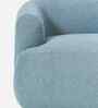 Zen Boucle 3 Seater Sofa In Blue Colour