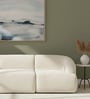 Zen Boucle 3 Seater Sofa In White Colour